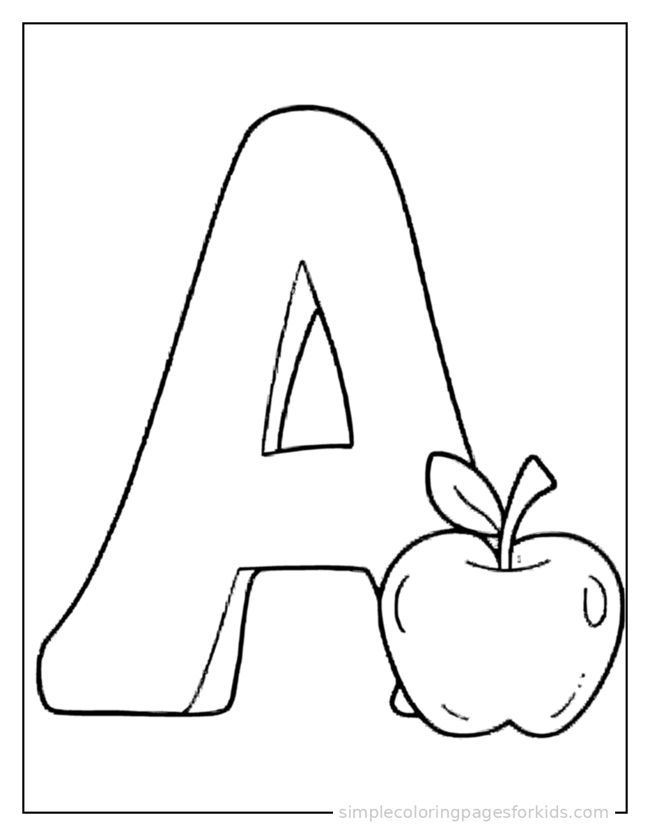 Alphabet Coloring Pages