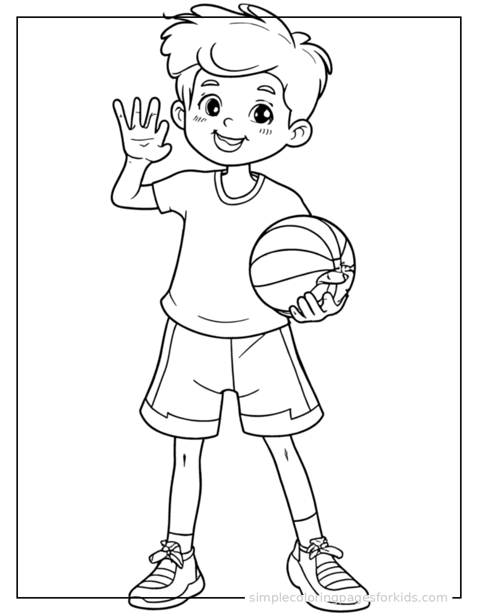 Basketball Coloring Pages