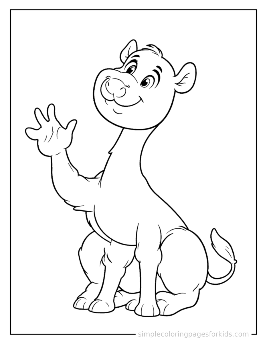 Camel Coloring Pages