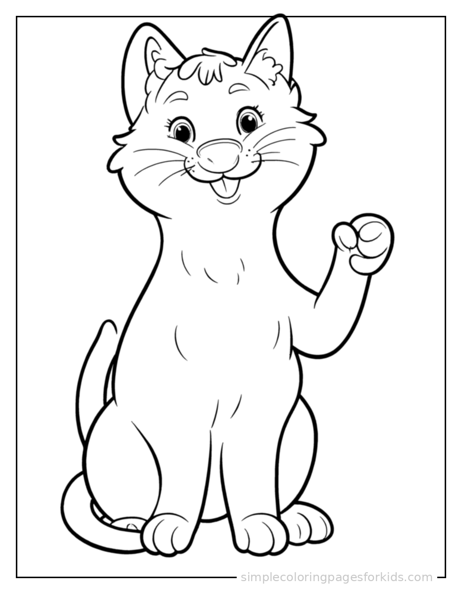 Cat Coloring Pages