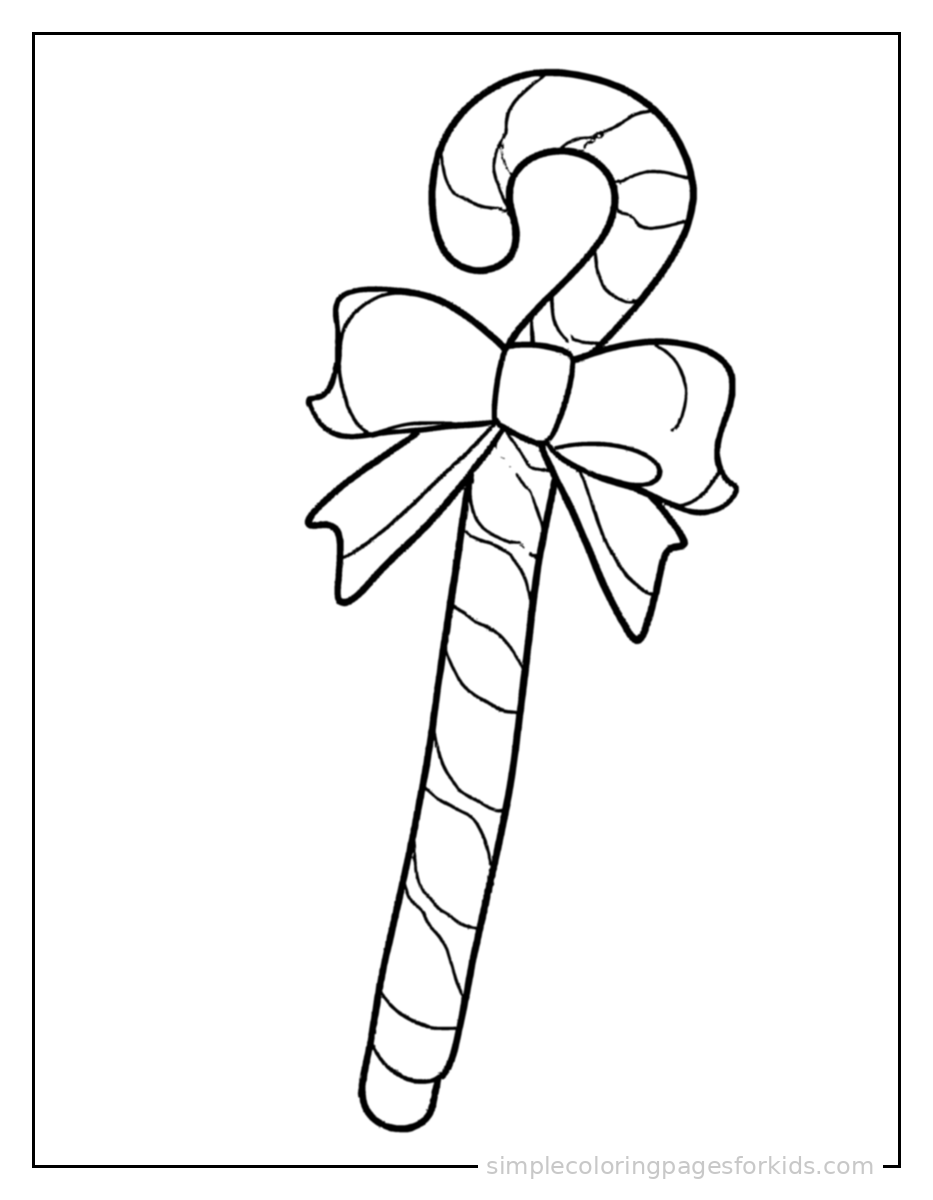 Printable christmas coloring page for kids