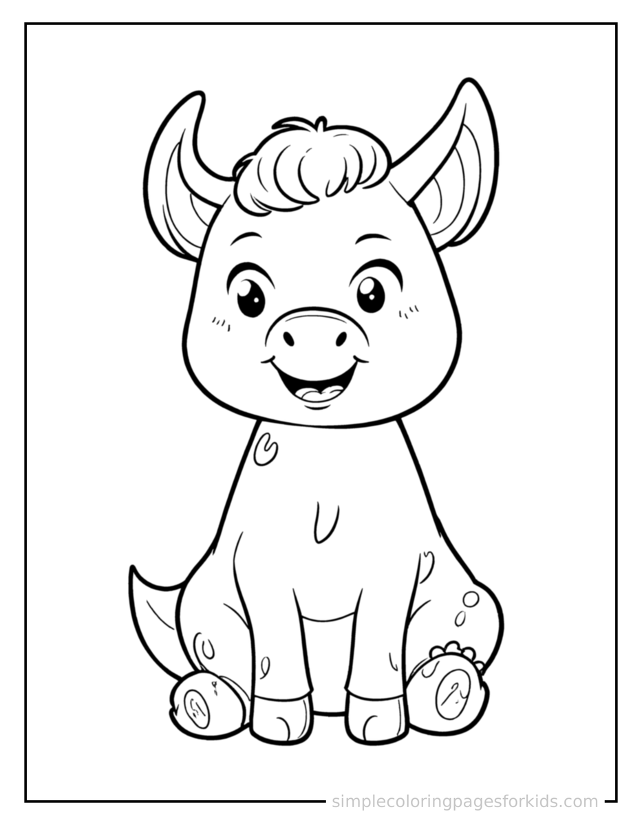 Cow Coloring Pages