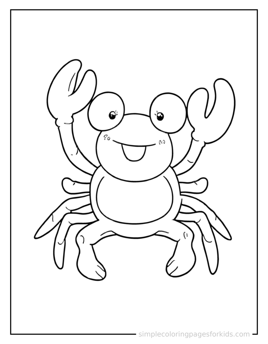 Crab Coloring Pages
