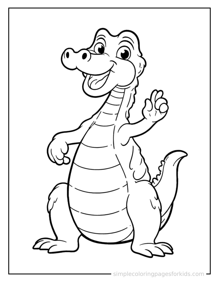 Crocodile Coloring Pages