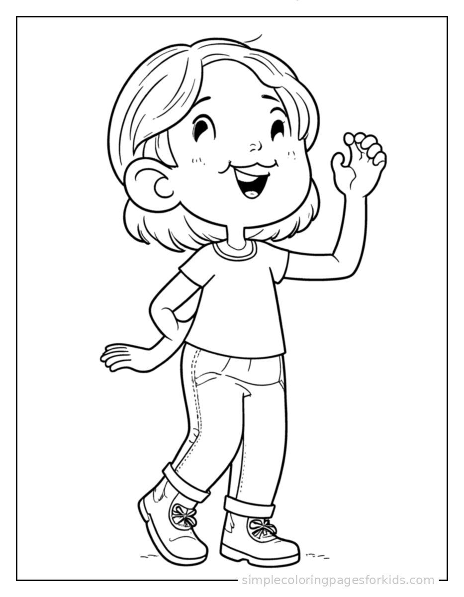 Dancing Coloring Pages