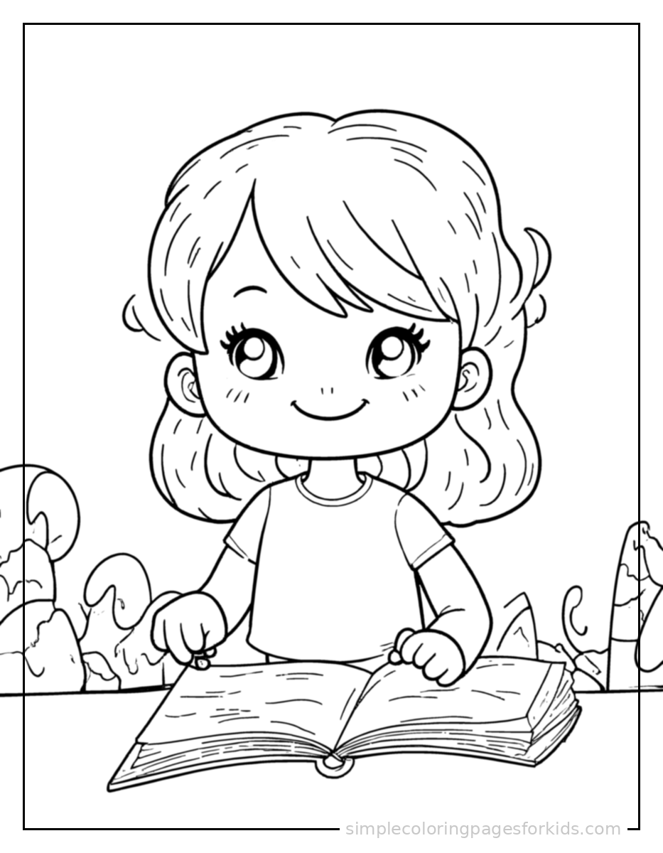 Printable days of the week coloring page for kids