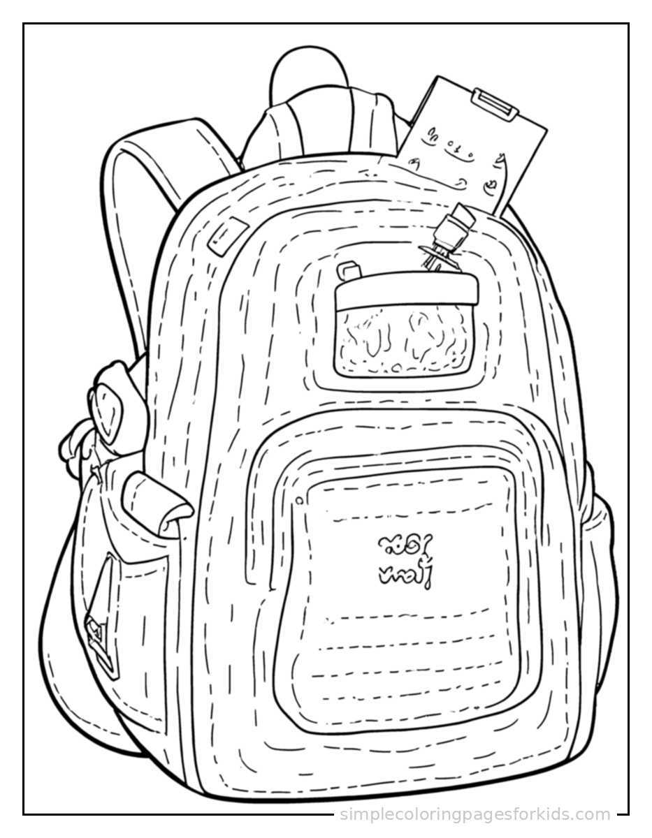 Printable days of the week coloring page for kids