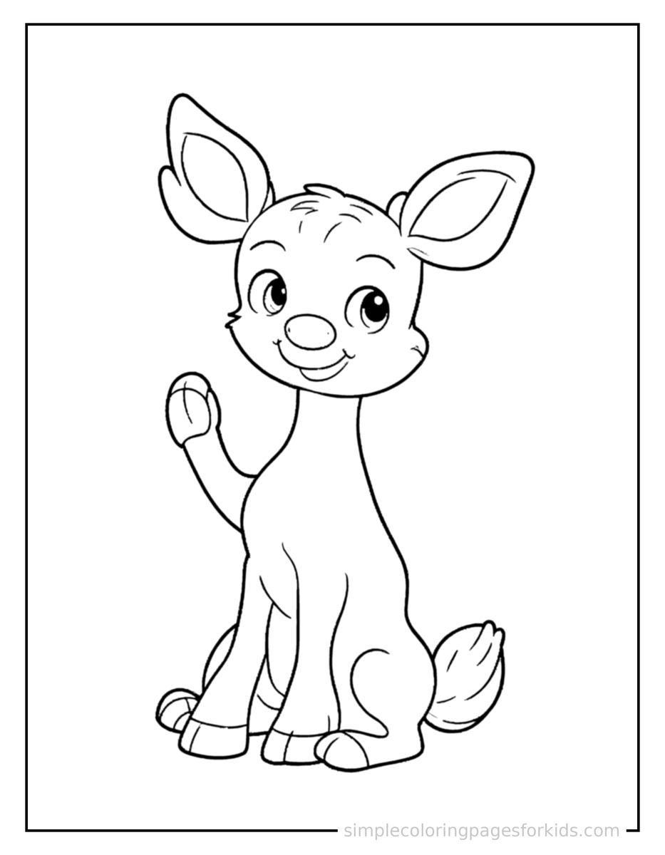 Deer Coloring Pages