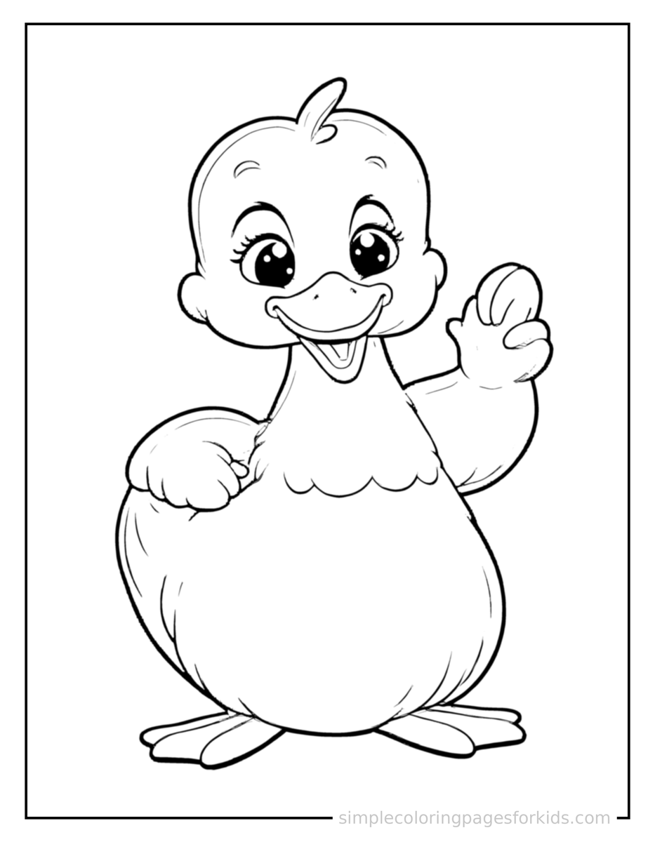 Duck Coloring Pages