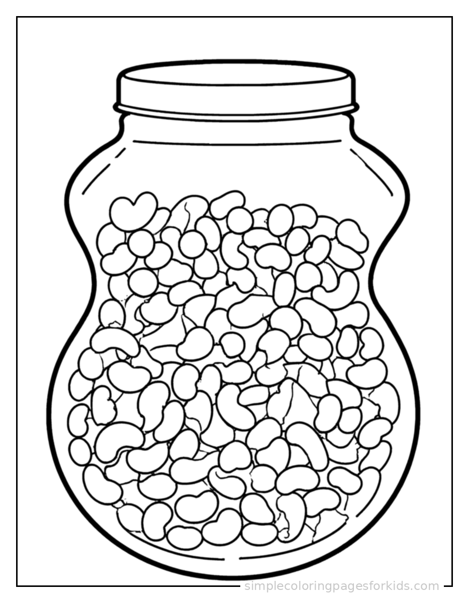 Printable easter coloring page for kids