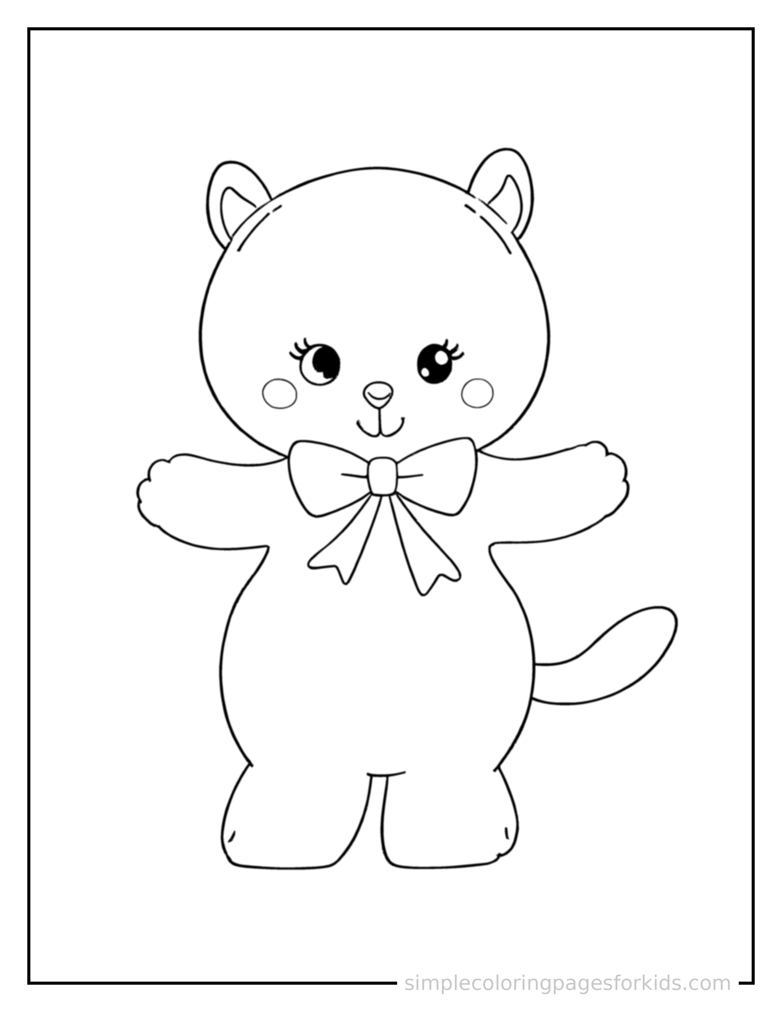 Free printable opposites big and small illustration coloring page featuring a cute opposites big and small illustration, decorated with a simple bow or ribbon for a festive touch.