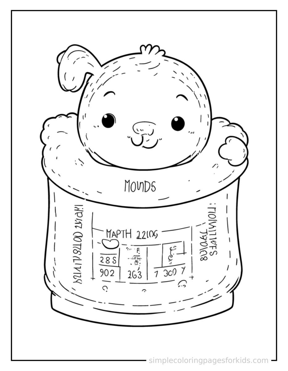 Calendar Showing Months Of The Year Coloring Pages