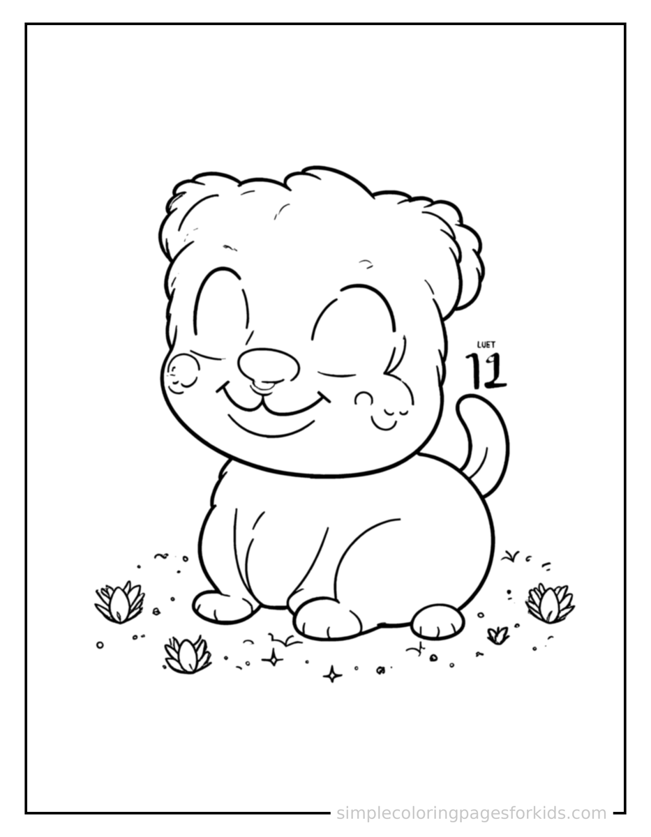 Sparkling Counting Chart To Twenty Coloring Page