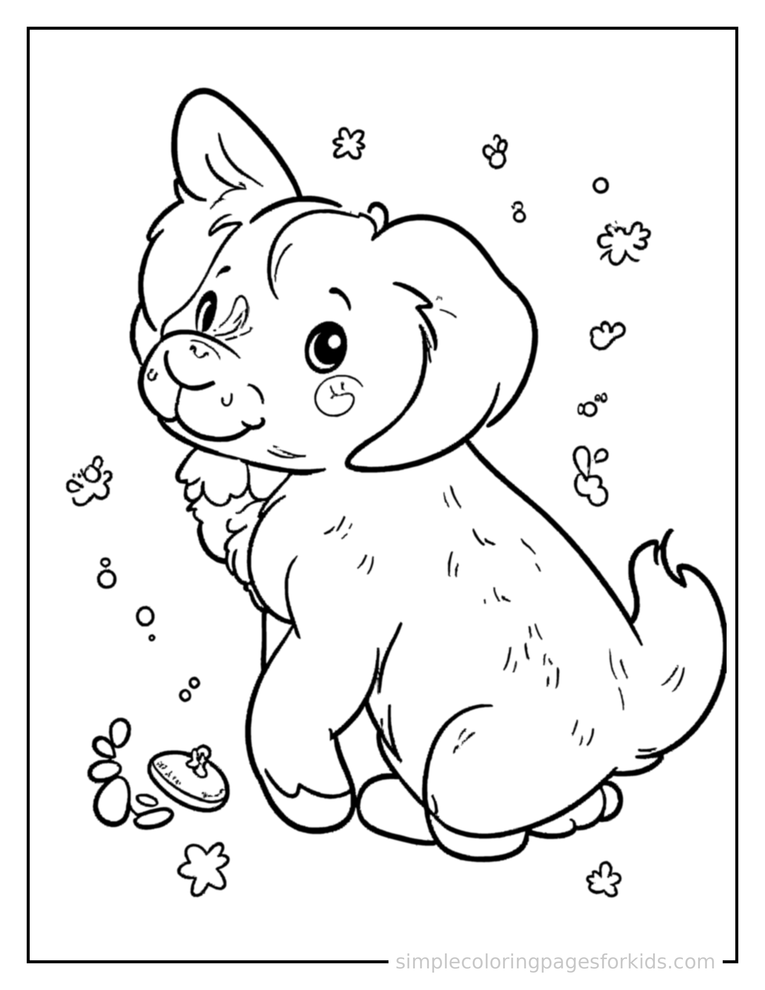 Free printable simple addition math illustration coloring page featuring a cute simple addition math illustration, shown as a simple central illustration with a cute smiling face.