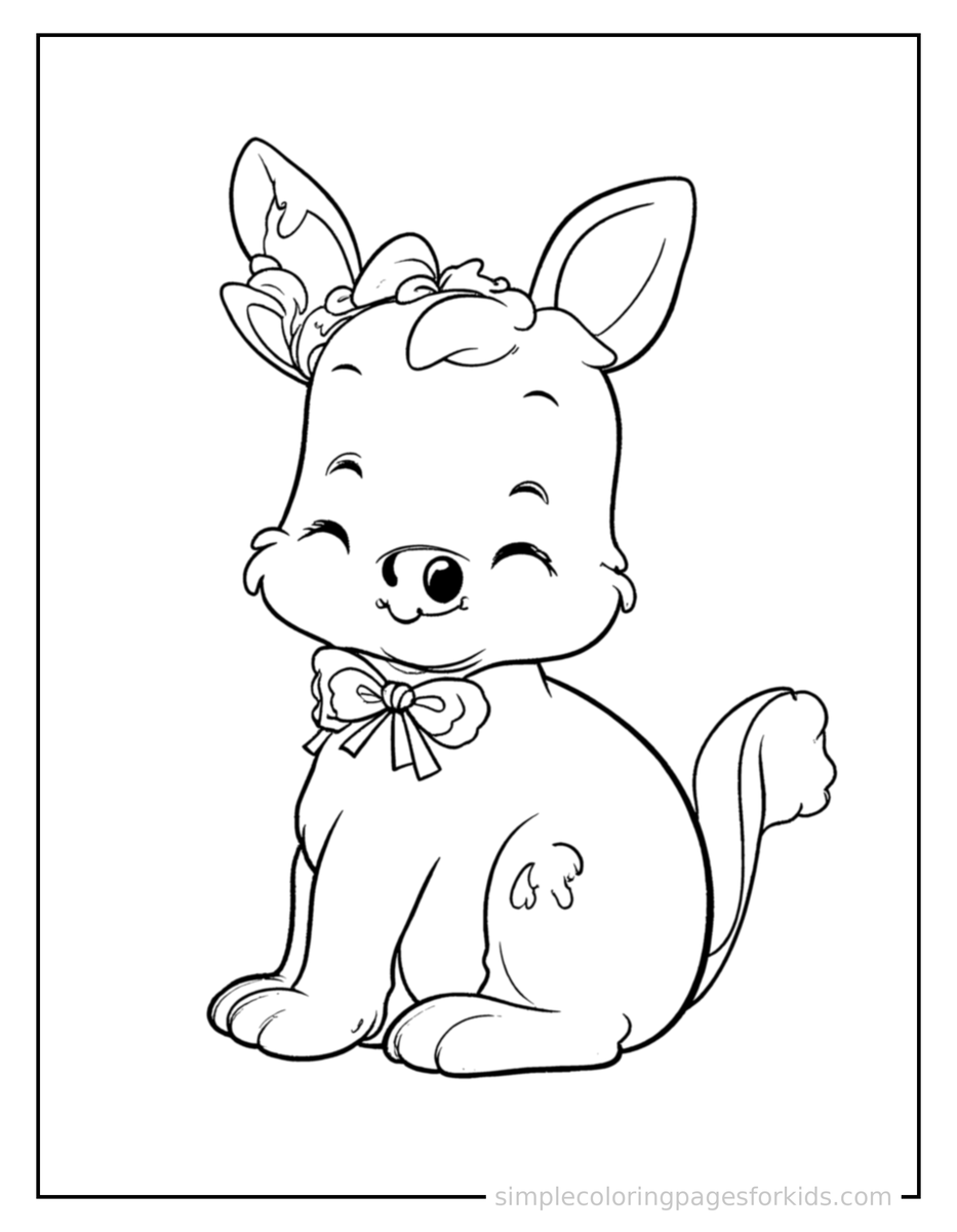 Coloring Scene 4 Simple Addition Math Illustration Coloring Page