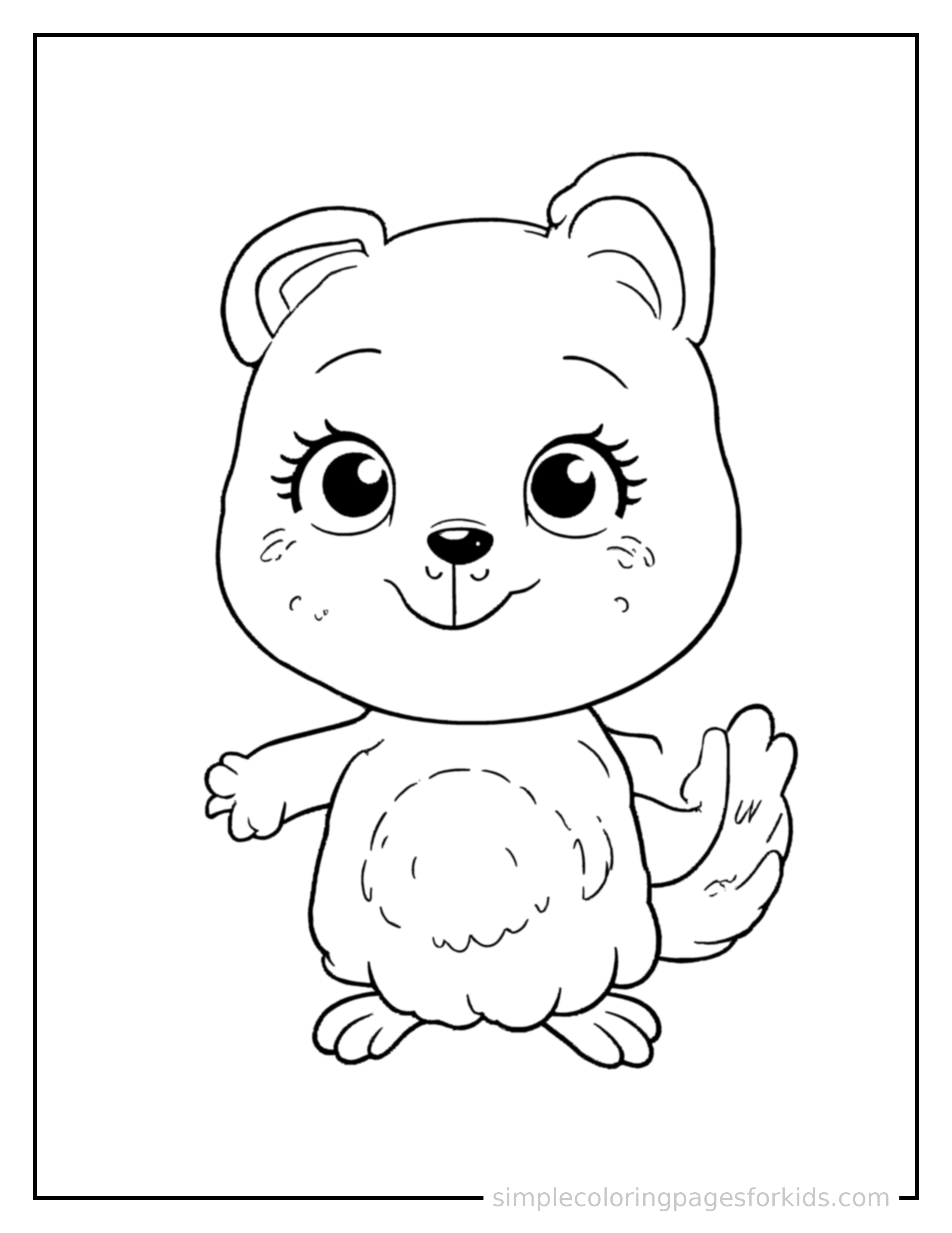 Free printable simple subtraction math illustration coloring page featuring a cute simple subtraction math illustration, shown as a simple central illustration with a cute smiling face.