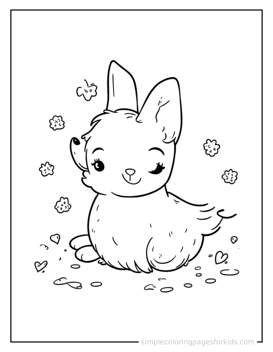 Sparkling Simple Subtraction Math Illustration Coloring Page