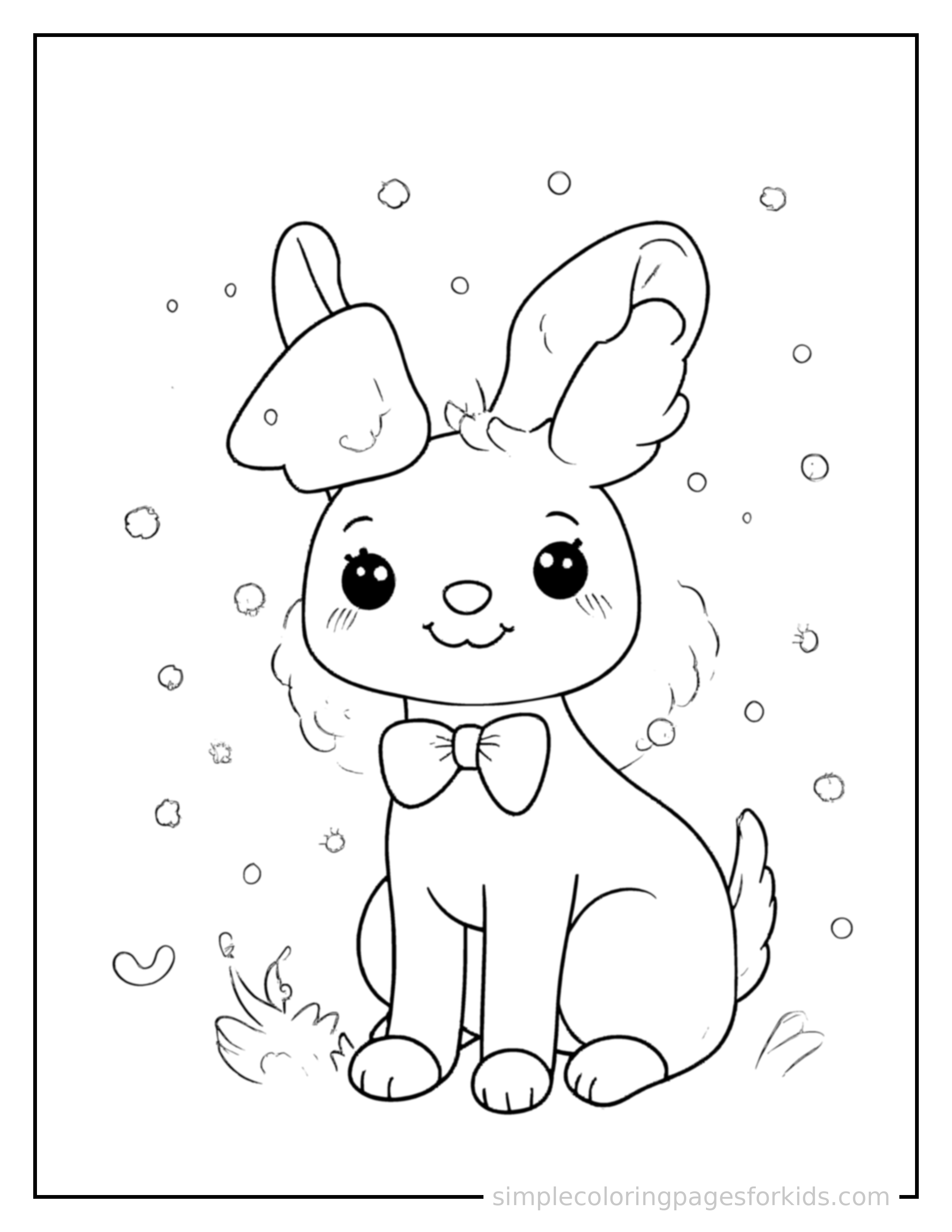Free printable simple subtraction math illustration coloring page featuring a cute simple subtraction math illustration, decorated with a simple bow or ribbon for a festive touch.