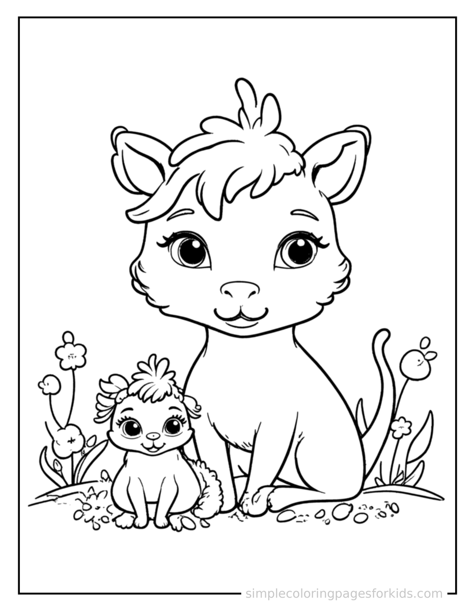 Coloring Scene 3 Sorting Chart By Category Coloring Page