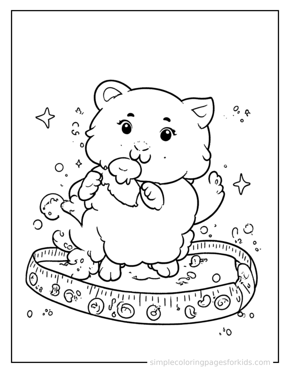 Sparkling Measuring Big And Small Objects Coloring Page