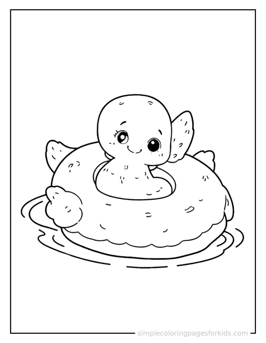 Objects That Sink Or Float In Water Coloring Pages