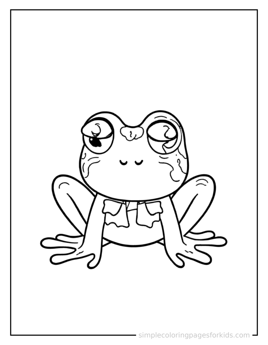 Coloring Scene 4 Frog Life Cycle Diagram Coloring Page