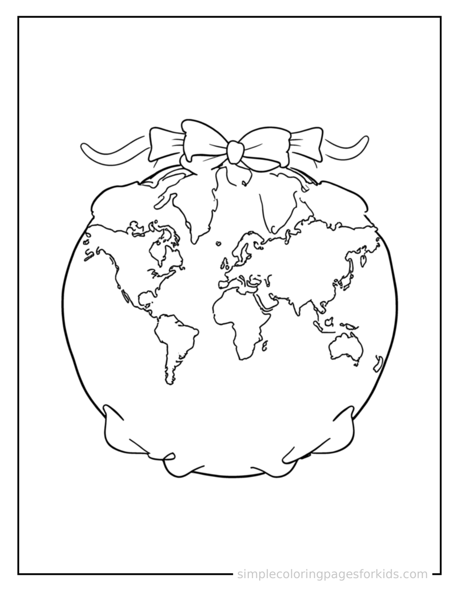 Coloring Scene 4 Flags Of The World Chart Coloring Page
