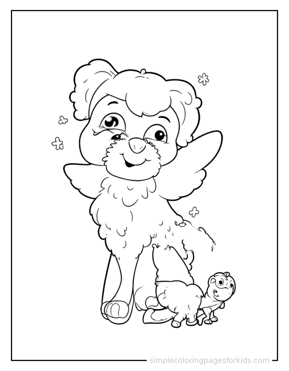 Coloring Scene 3 Phonics Letter Sounds Chart Coloring Page