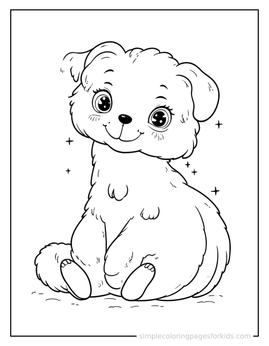 Sparkling Sequence First Next Last Illustration Coloring Page