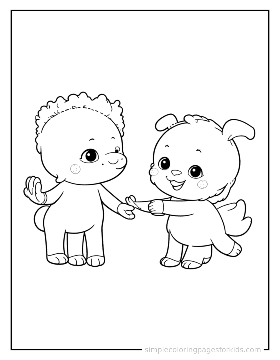 Same And Different Comparison Coloring Pages