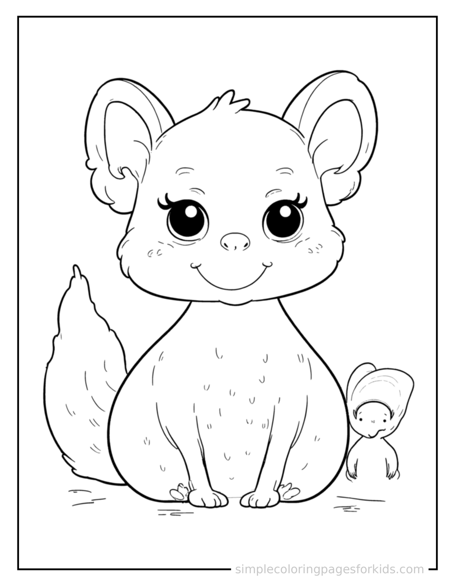 Coloring Scene 3 Same And Different Comparison Coloring Page