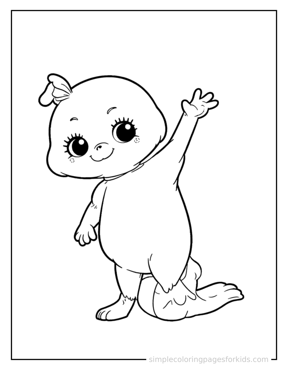 Left And Right Hand Illustration Coloring Pages