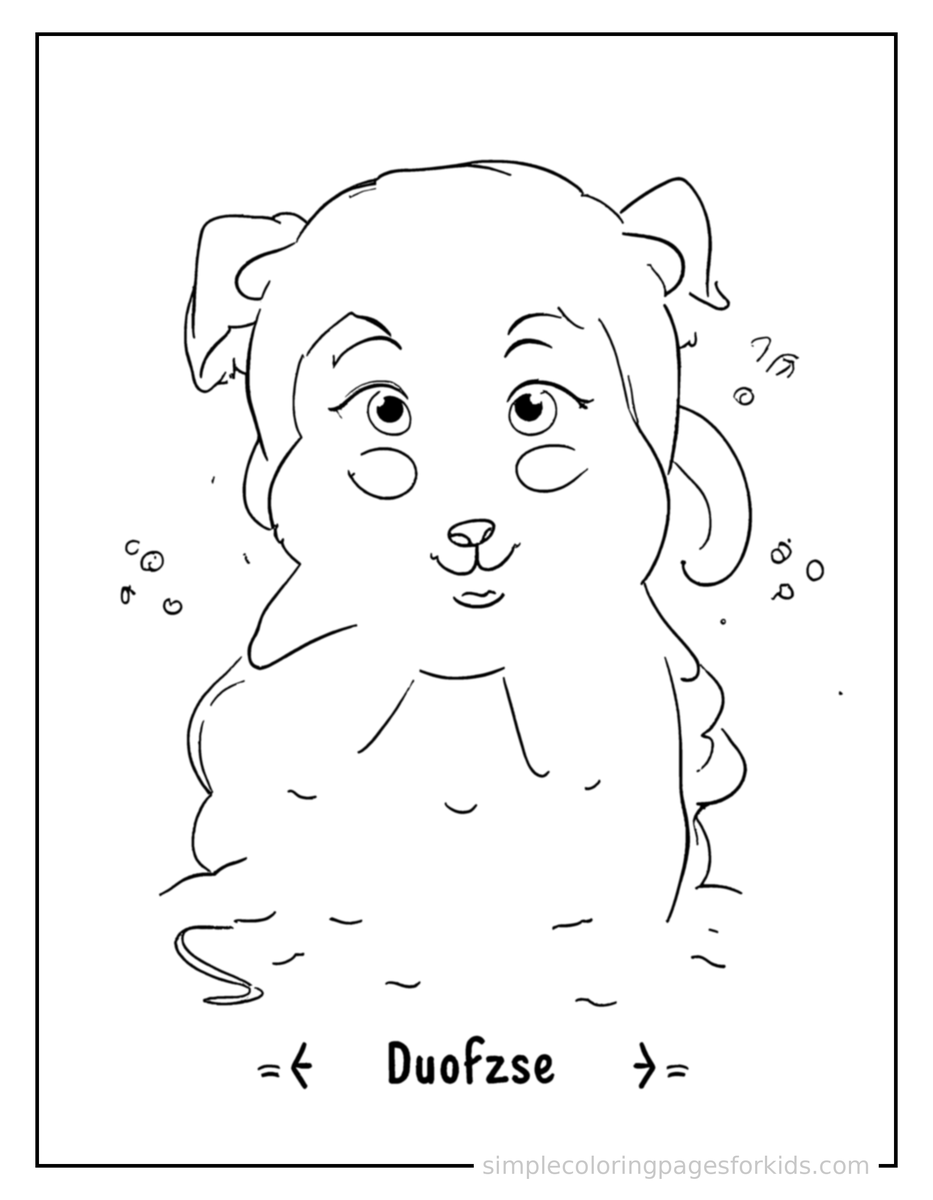 Punctuation Marks Chart Coloring Pages