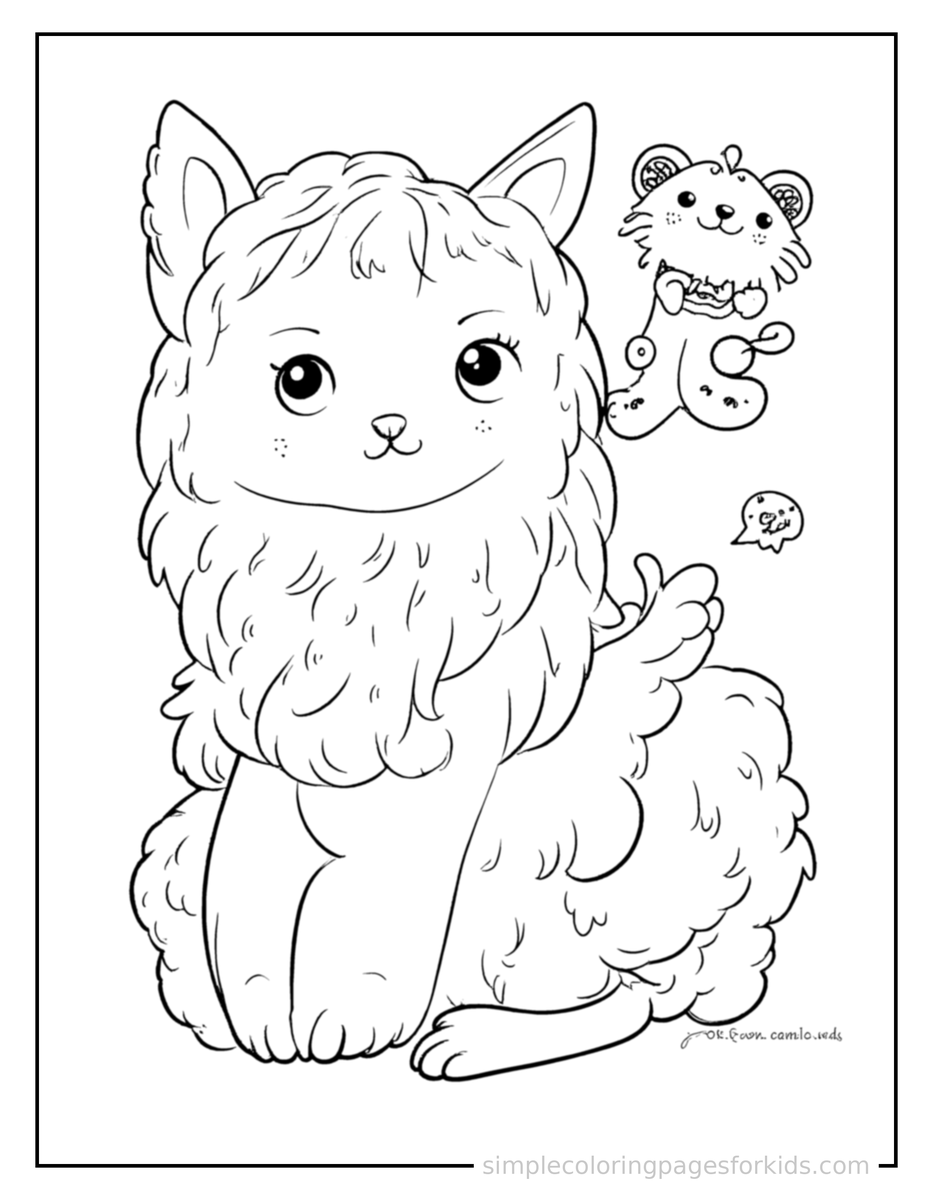 Coloring Scene 3 Punctuation Marks Chart Coloring Page