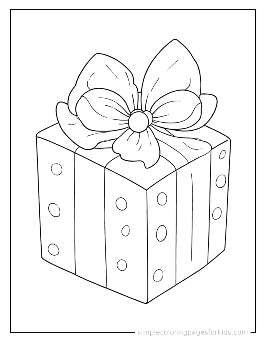Coloring Scene 4 3D Shapes Like A Cube And Sphere Coloring Page