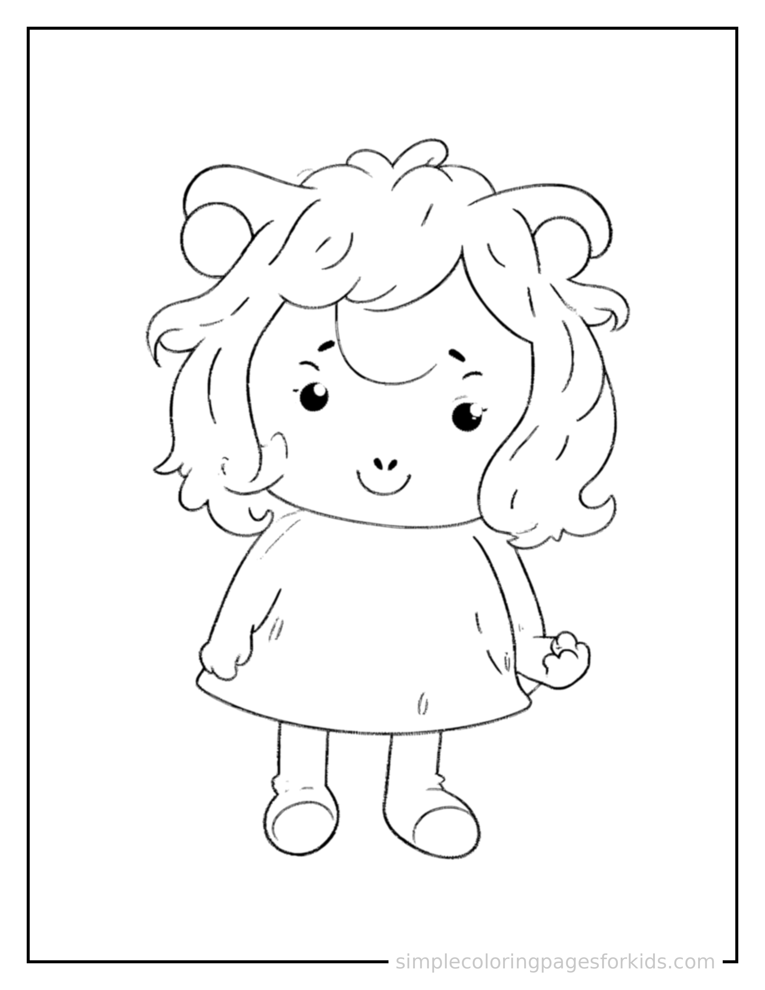 Free printable basic geometry shapes chart coloring page featuring a cute basic geometry shapes chart, shown as a simple central illustration with a cute smiling face.