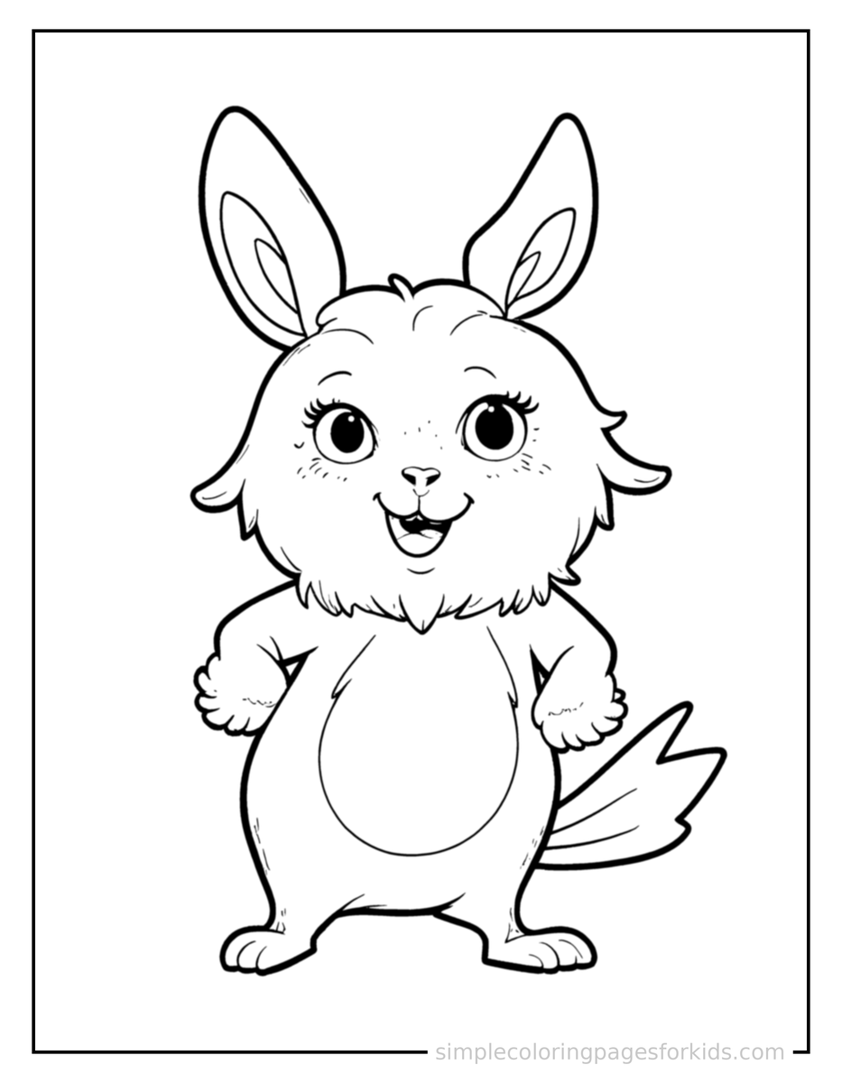 Proud Electric Buddy Coloring Page
