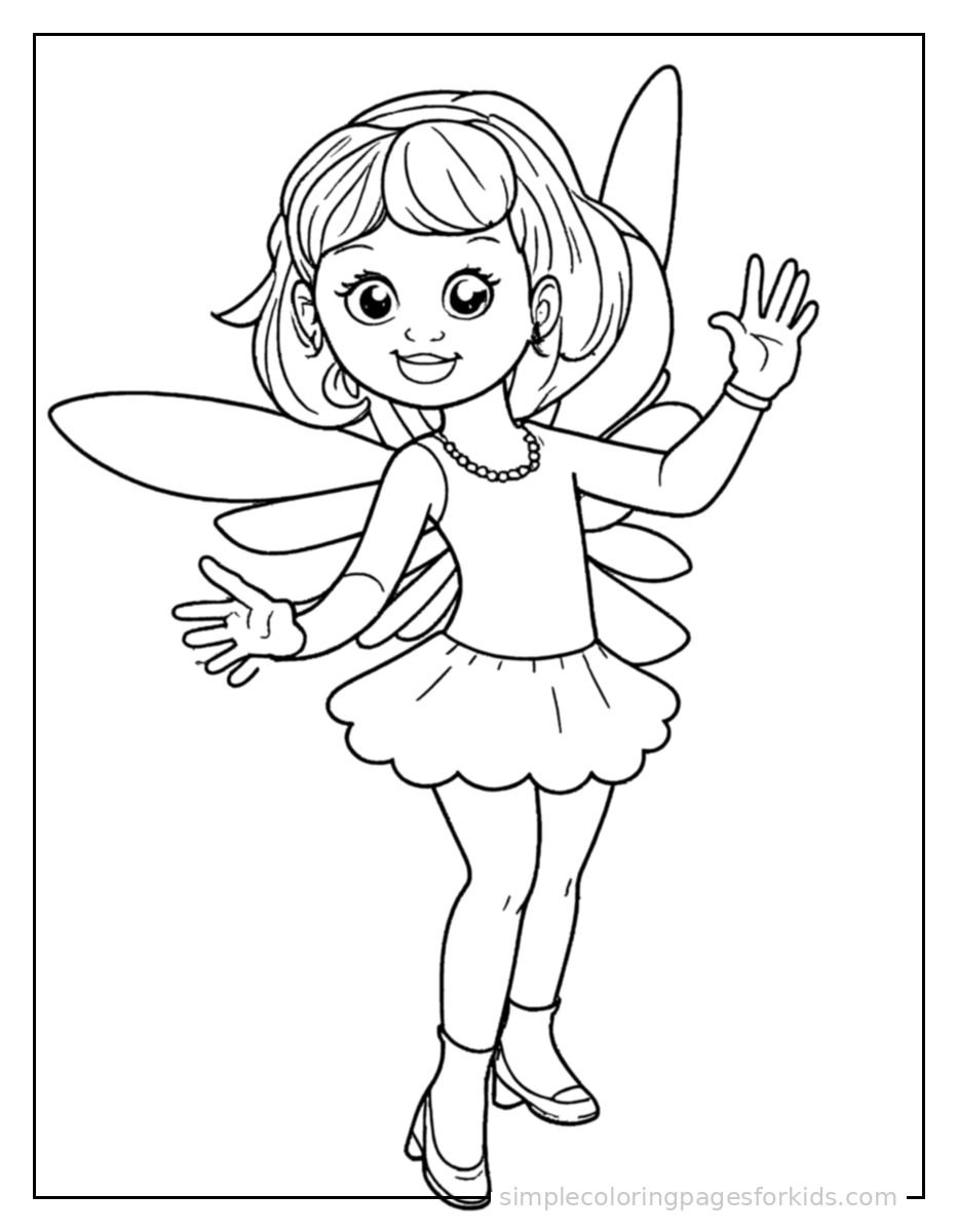 Fairy Coloring Pages