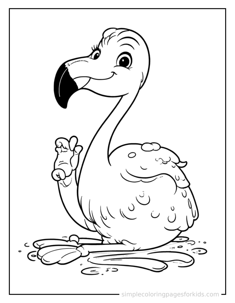 Flamingo Coloring Pages
