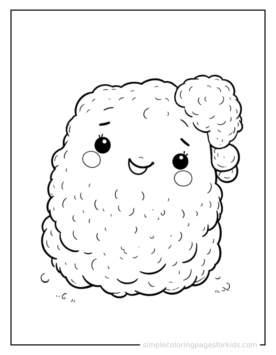 Sushi Roll Coloring Pages
