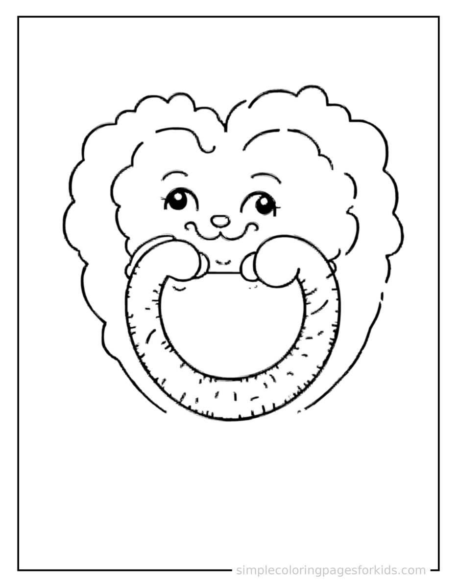 Pretzel Stick Coloring Pages