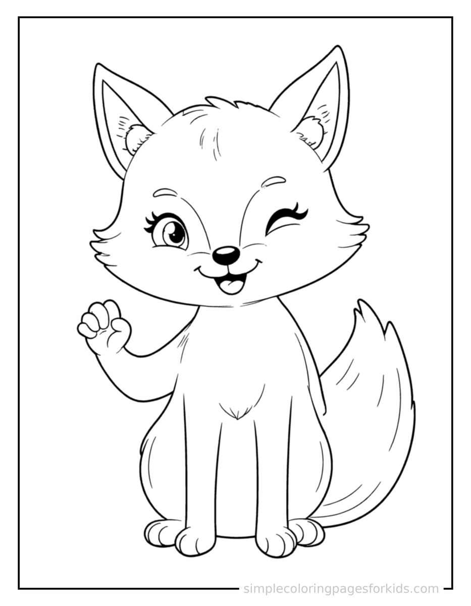 Fox Coloring Pages