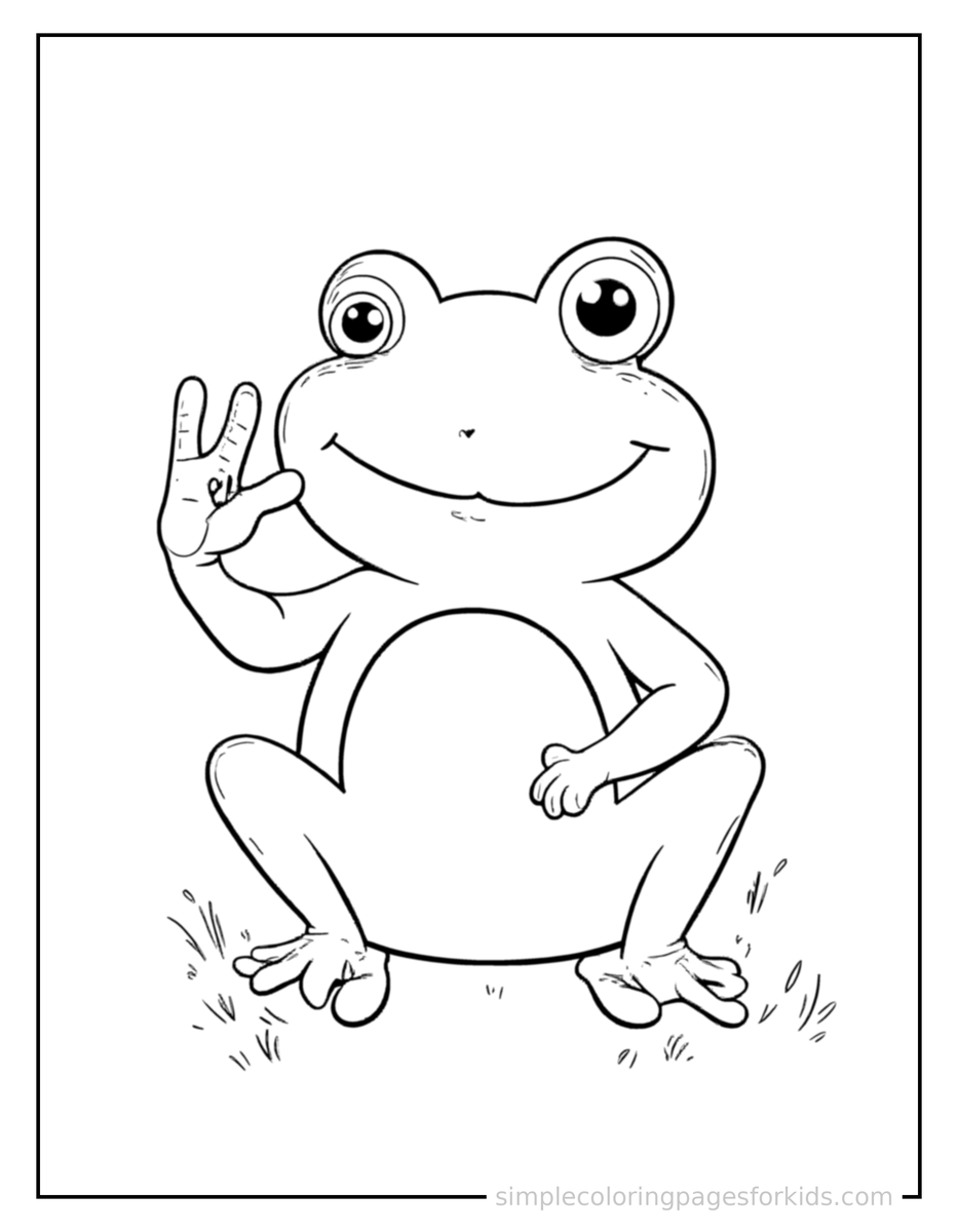 Frog Coloring Pages