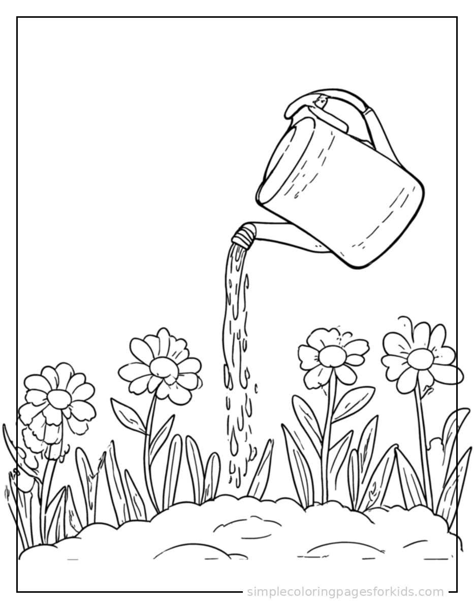 Garden Coloring Pages