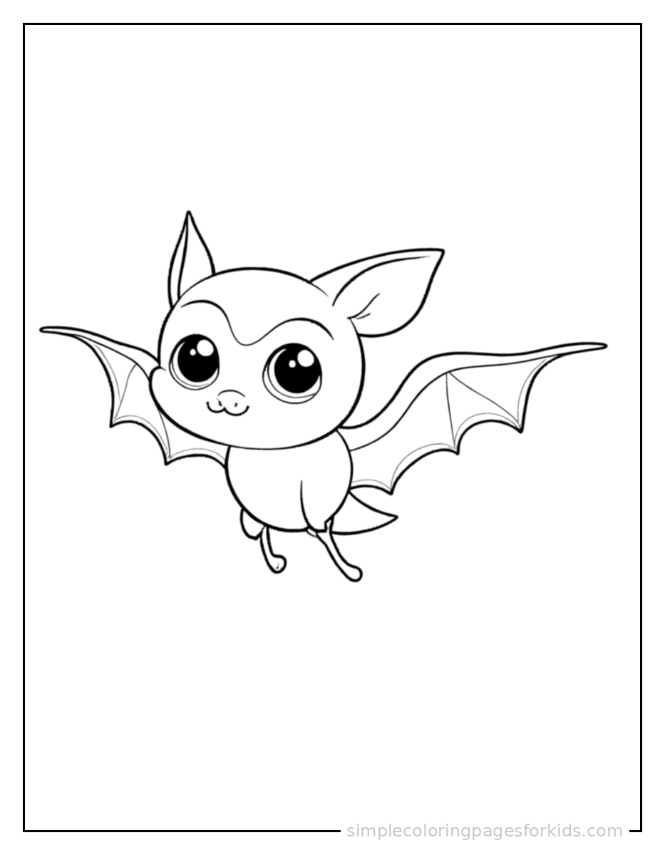 Printable halloween coloring page for kids