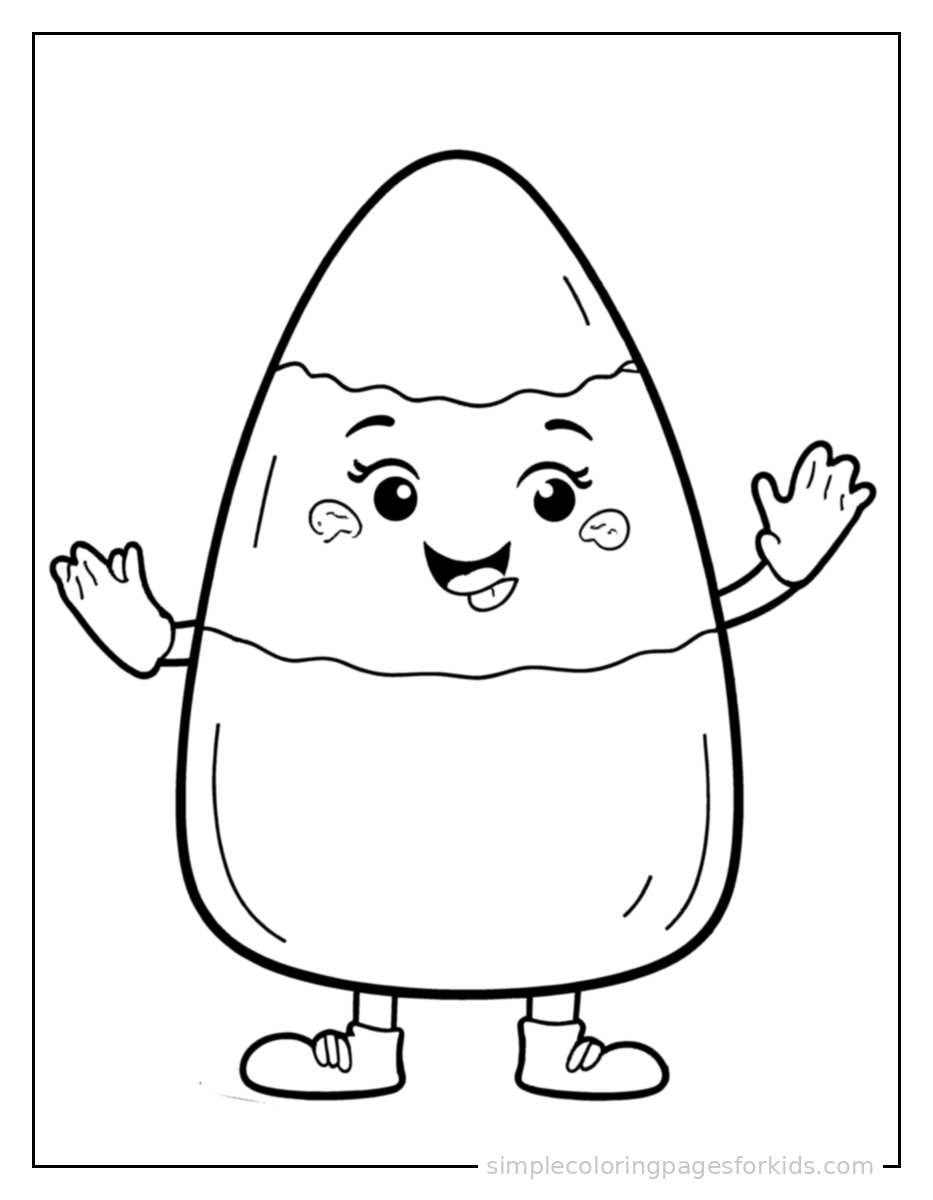 Printable halloween coloring page for kids