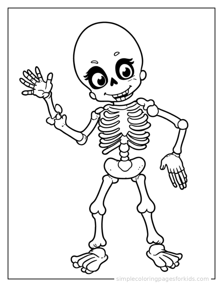 Printable halloween coloring page for kids