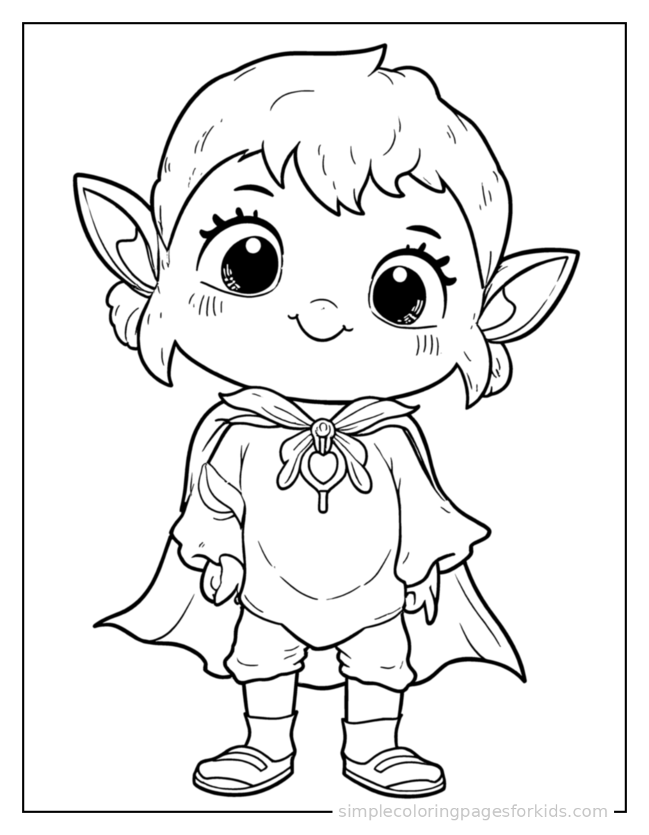Printable halloween coloring page for kids
