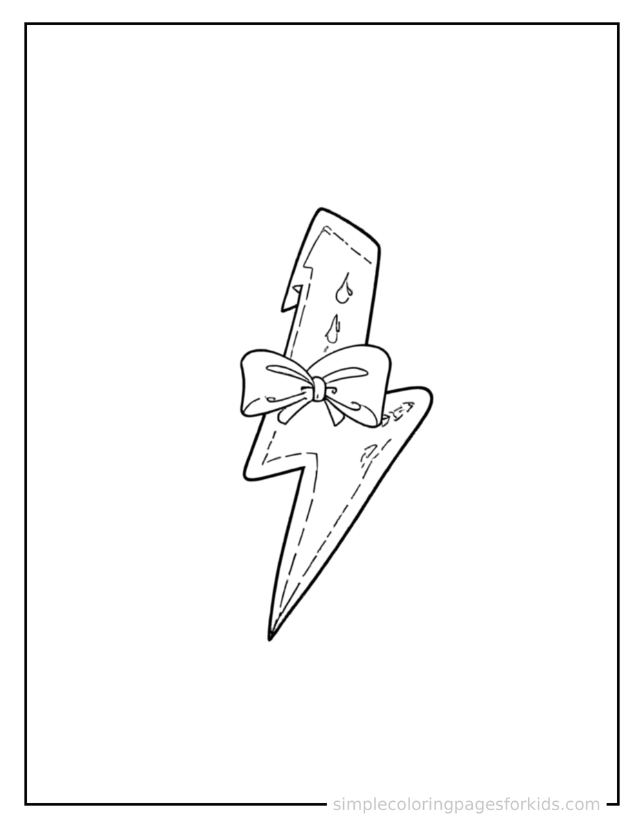 Lightning (2) Lightning Bolt Coloring Page