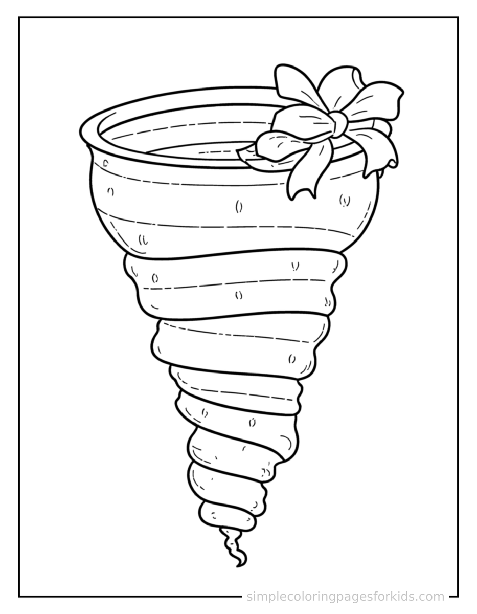 Spinning (2) Spinning Tornado Coloring Page